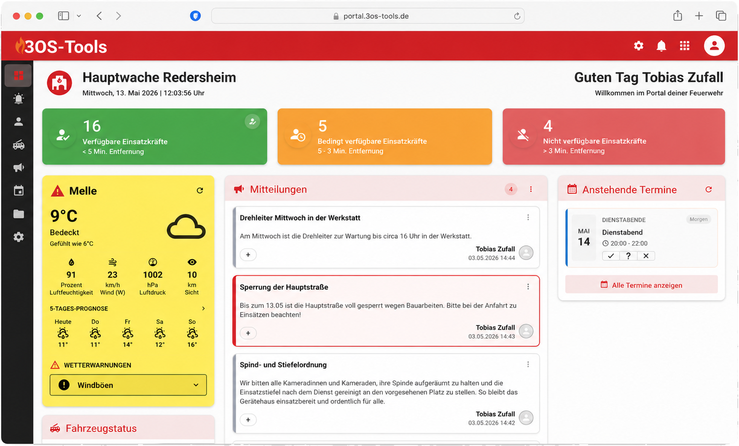 BOS-Tools Web-Portal — Social Intranet